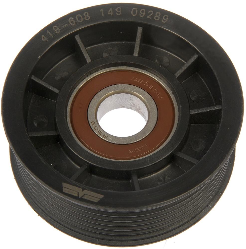 DORMAN - TECHOICE - Accessory Drive Belt Idler Pulley (Grooved Pulley) - DTC 419-608