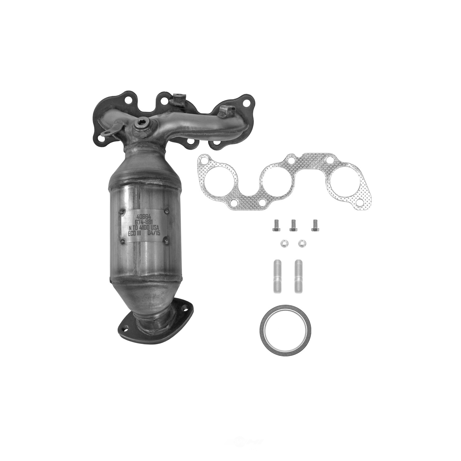 EASTERN CATALYTIC EPA CONVERTER - Direct Fit Converter w/ Manifold (Front Right) - EMI 40664