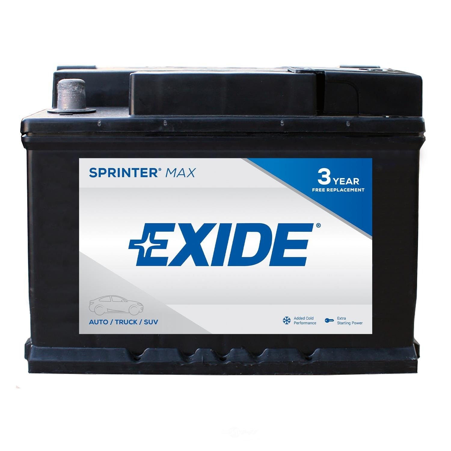 EXIDE BATTERIES - SPRINTER MAX - CCA: 600 - EX1 SX-T5/LB2/90