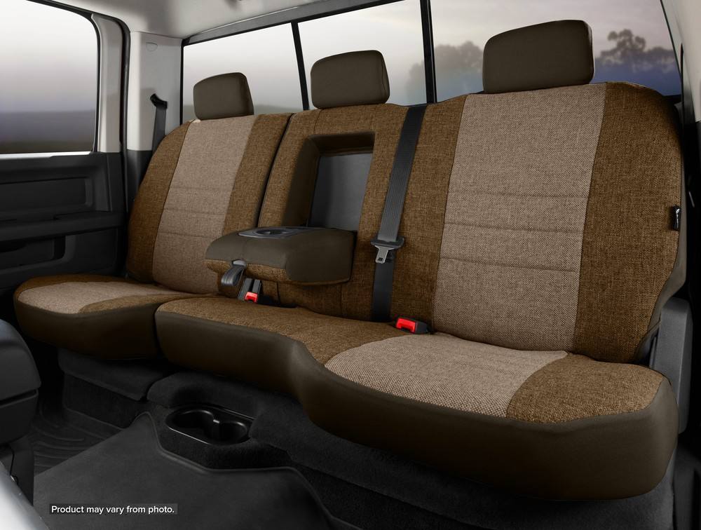 Foto de Cubierta de Asiento OE30 Series - OE Tweed Custom Fit Rear Cover- Taupe para Ford Explorer 2015 Marca FIA Número de Parte OE32-62 TAUPE