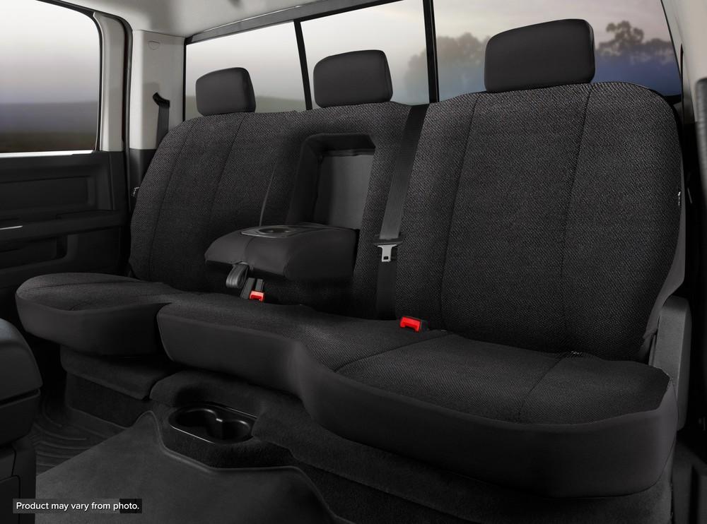 Foto de Cubierta de Asiento TR40 Series - Wrangler Saddleblanket Custom Fit Rear - Solid Black para Ford Explorer 2015 Marca FIA Número de Parte TRS42-62 BLACK