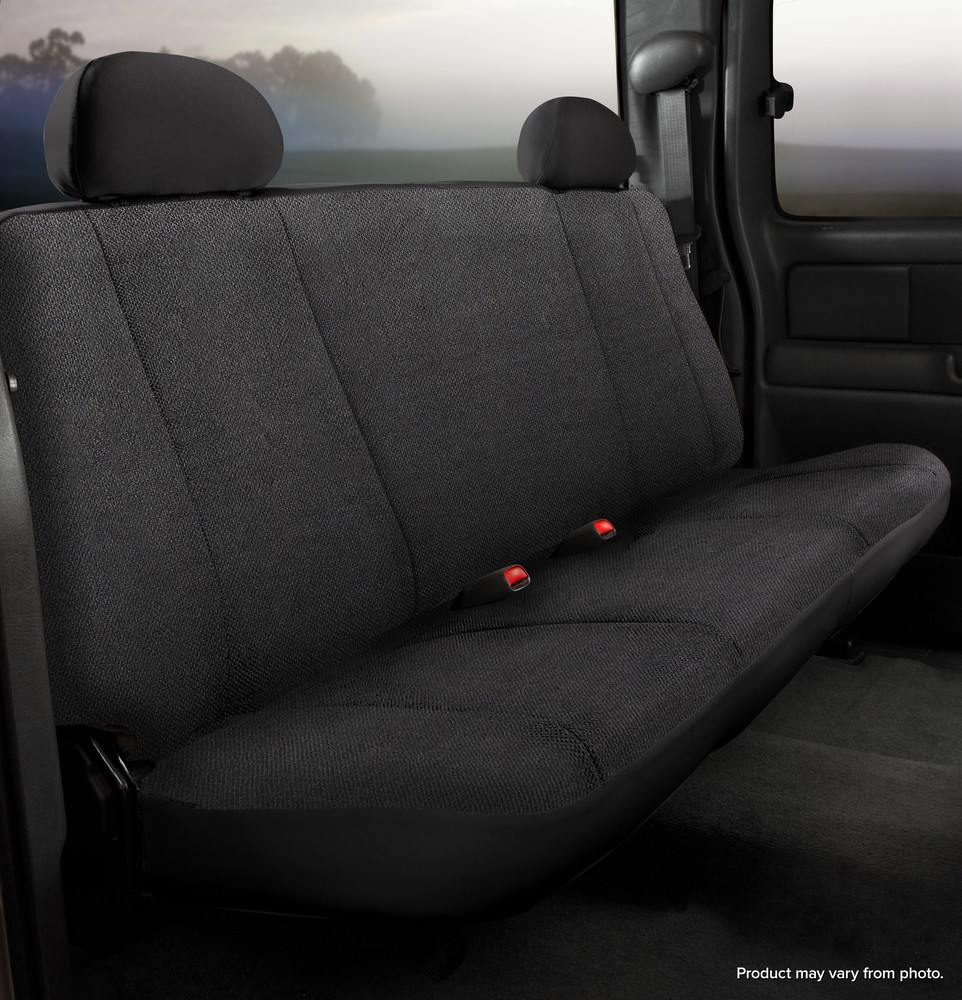 Foto de Cubierta de Asiento TR40 Series - Wrangler Saddleblanket Custom Fit Rear - Solid Black para Chevrolet Silverado 2500 HD 2001 Marca FIA Número de Parte TRS42-10 BLACK