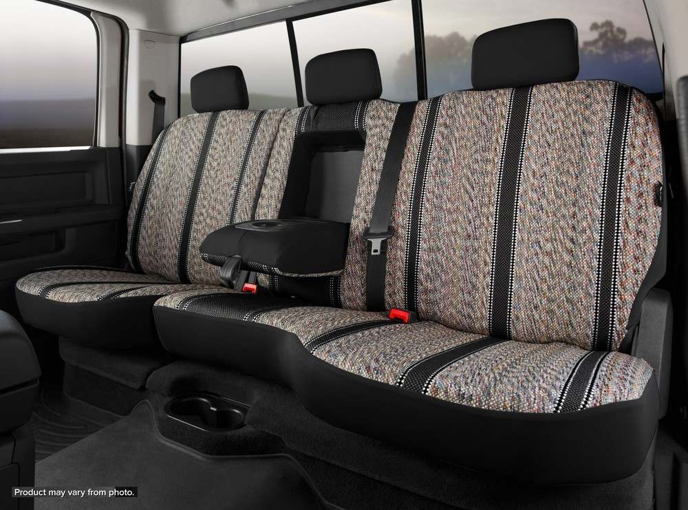 Foto de Cubierta de Asiento TR40 Series - Wrangler Saddleblanket Custom Fit Rear - Black para Ford Explorer 2015 Marca FIA Número de Parte TR42-62 BLACK