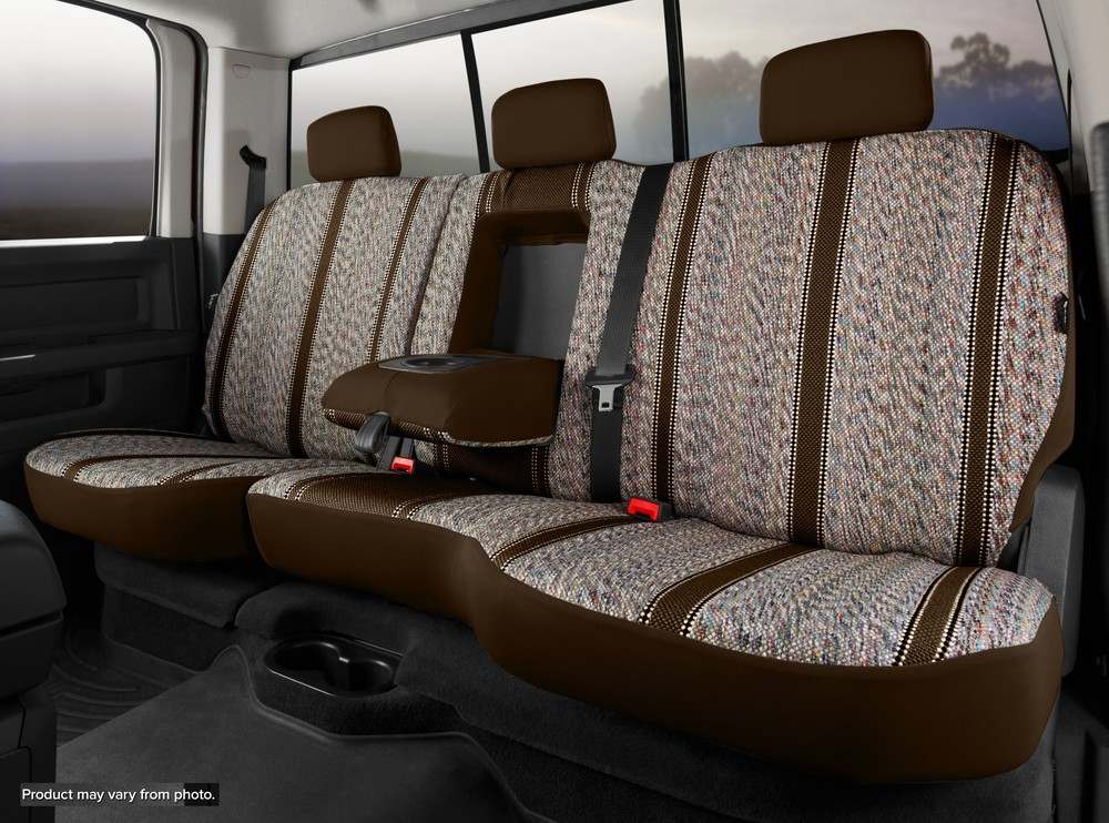 Foto de Cubierta de Asiento TR40 Series - Wrangler Saddleblanket Custom Fit Rear - Brown para Ford Explorer 2015 Marca FIA Número de Parte TR42-62 BROWN
