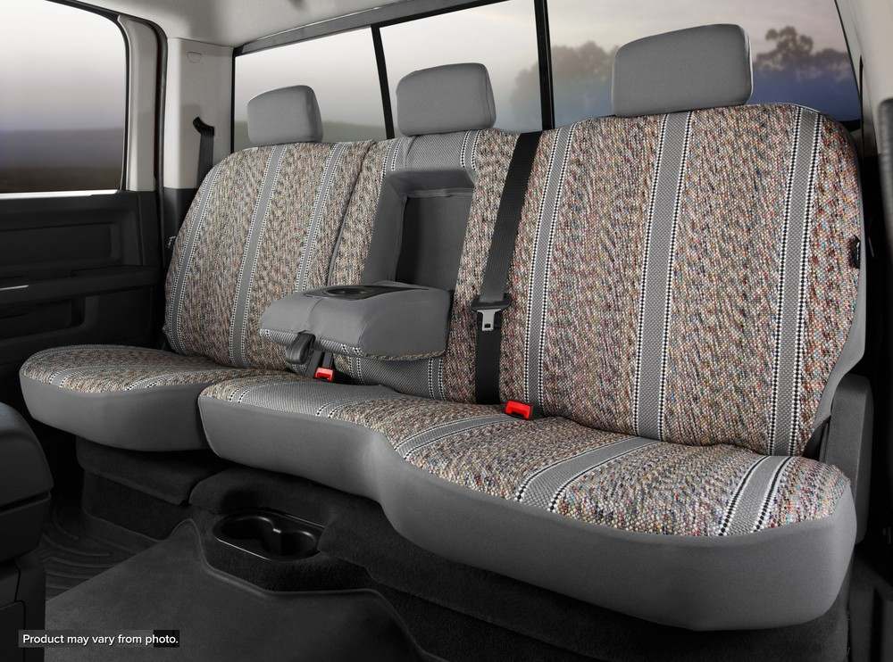 Foto de Cubierta de Asiento TR40 Series - Wrangler Saddleblanket Custom Fit Rear - Gray para Ford Explorer 2015 Marca FIA Número de Parte TR42-62 GRAY
