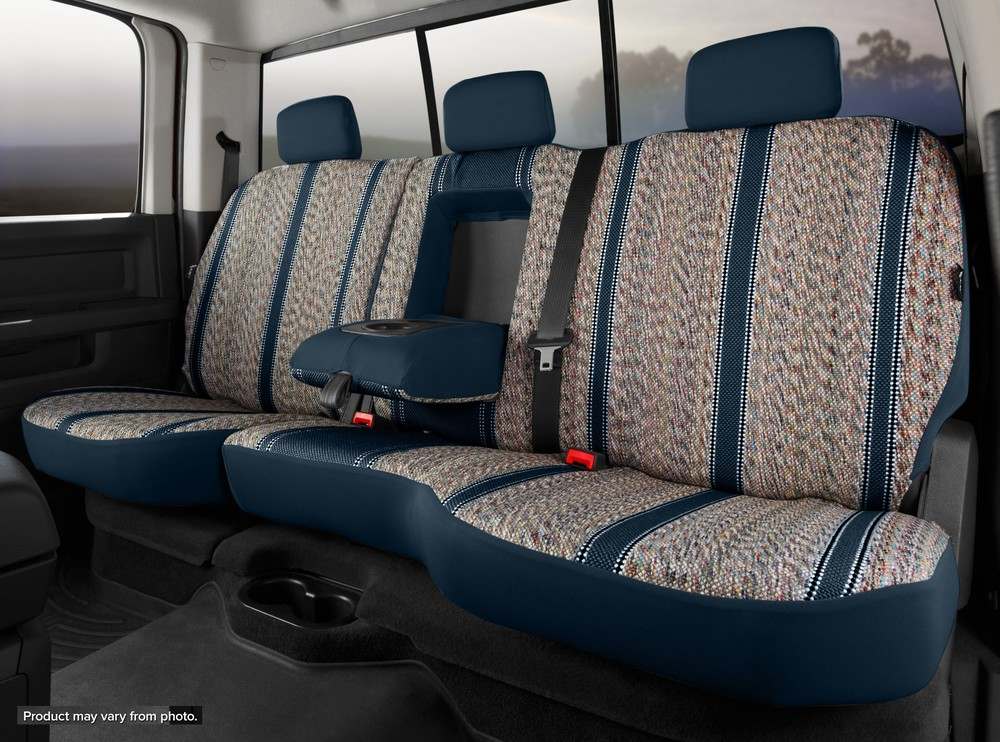Foto de Cubierta de Asiento TR40 Series - Wrangler Saddleblanket Custom Fit Rear - Navy para Ford Explorer 2015 Marca FIA Número de Parte TR42-62 NAVY