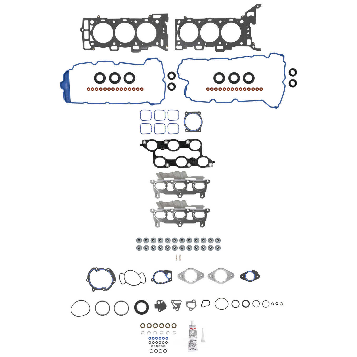 FELPRO - Engine Cylinder Head Gasket Set - FEL HS 26376 PT-13