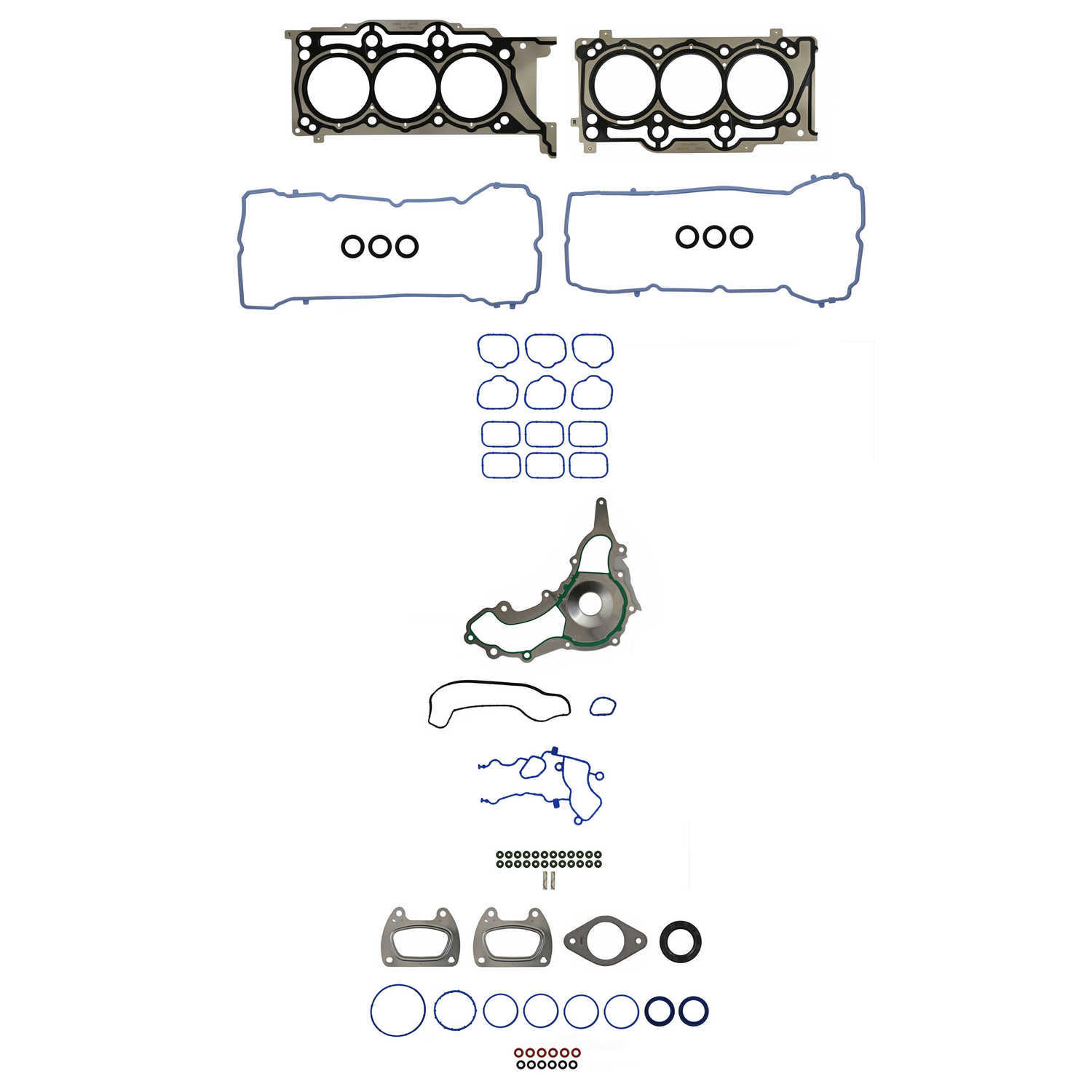 FELPRO - Engine Cylinder Head Gasket Set - FEL HS 26541 PT