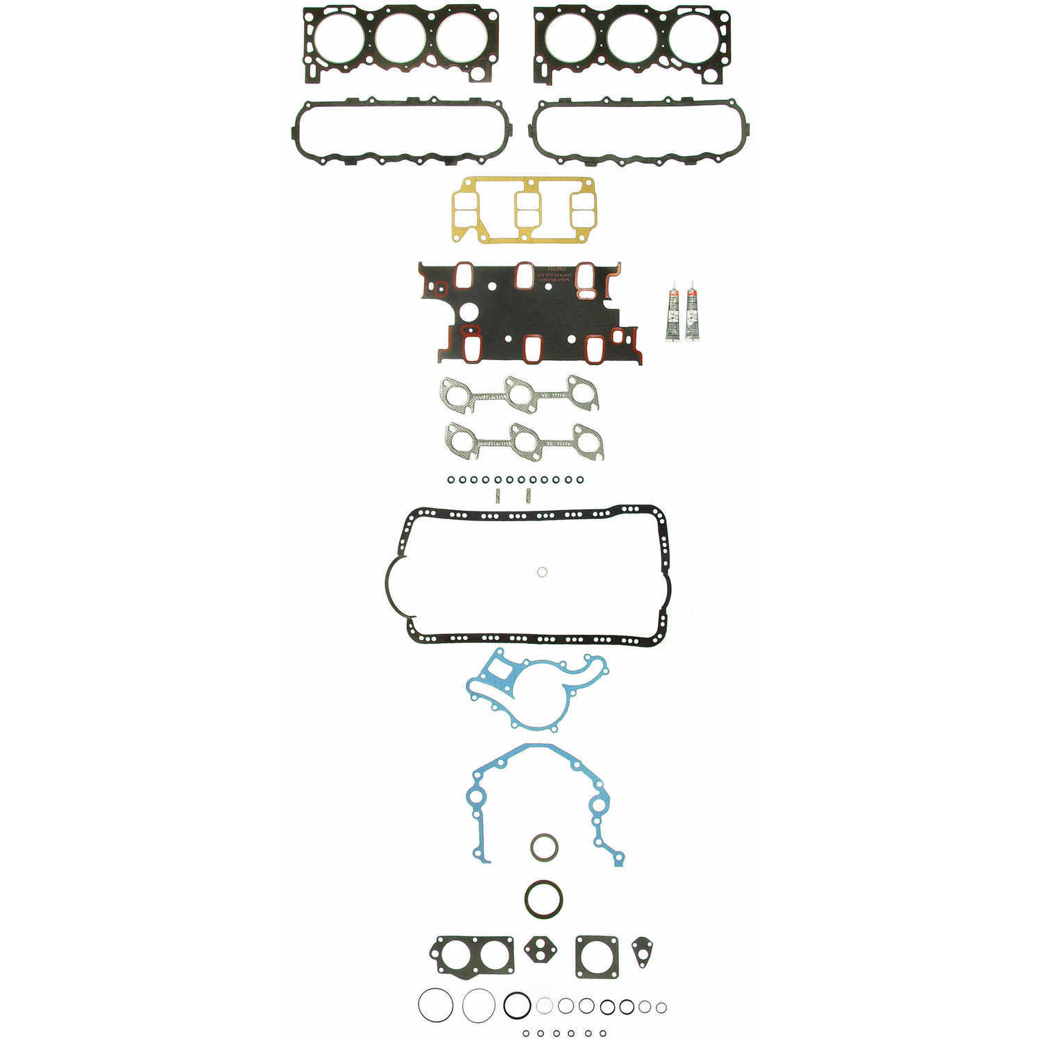 FELPRO - Engine Gasket Set - FEL - 260-1220