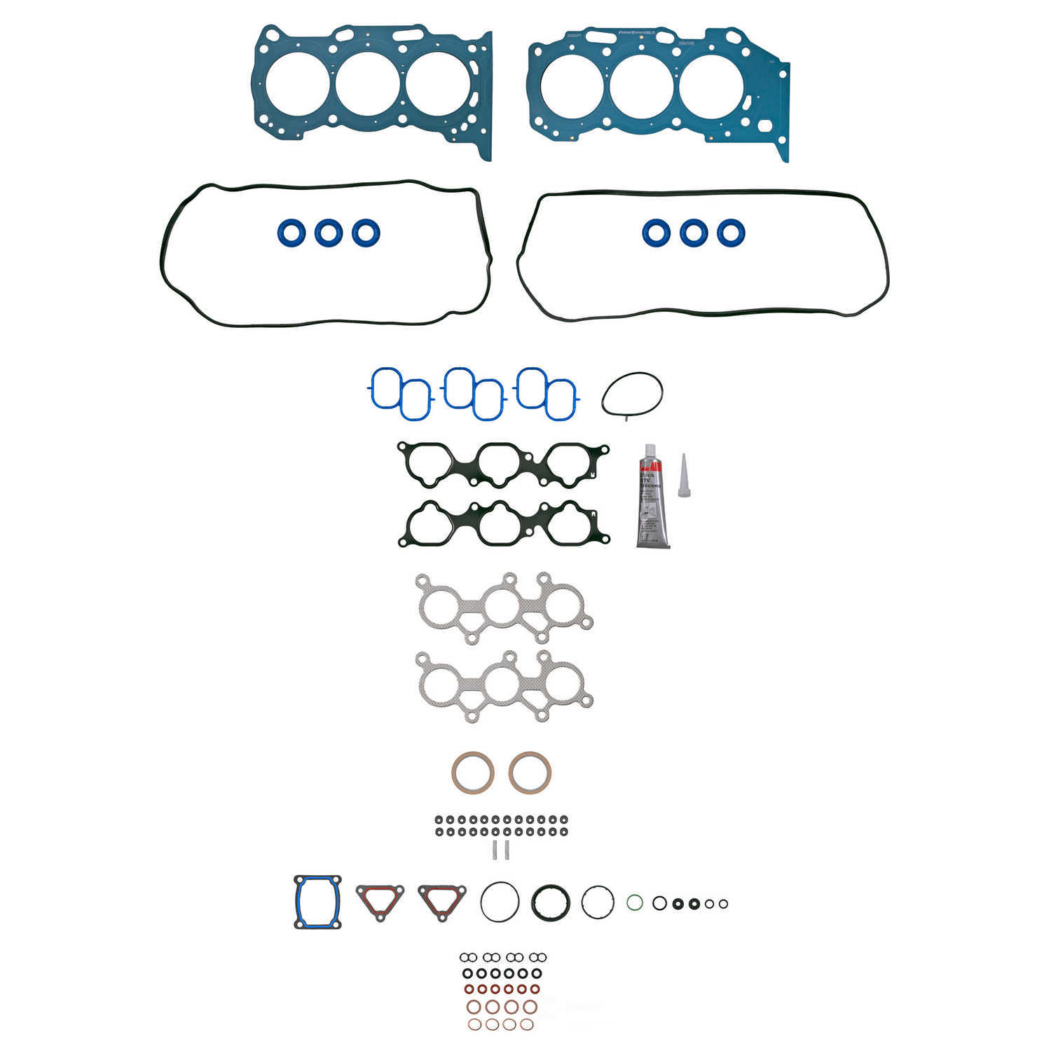 FELPRO - Engine Cylinder Head Gasket Set - FEL HS 26321 PT