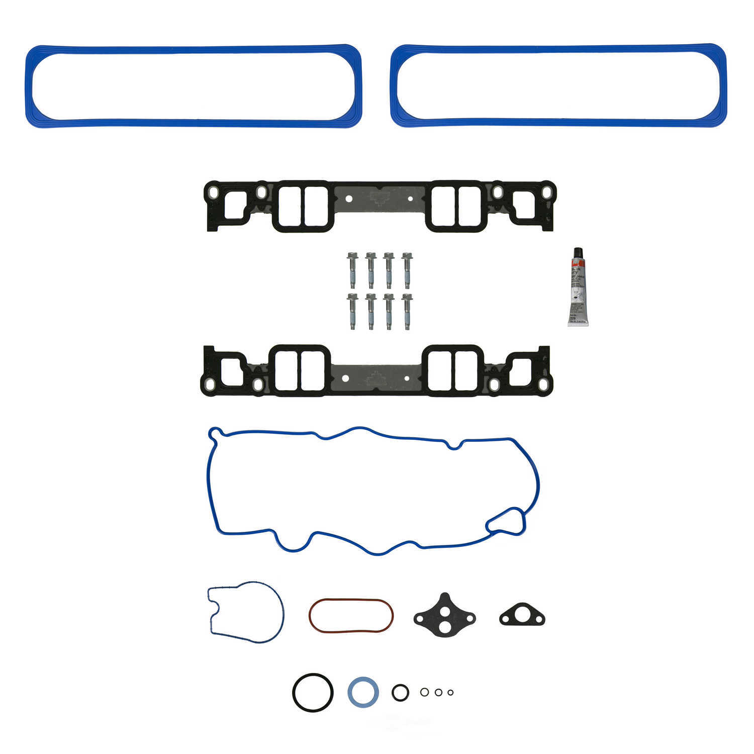 FELPRO - Engine Intake Manifold Gasket Set (Lower and Upper) - FEL MIK 98000 T