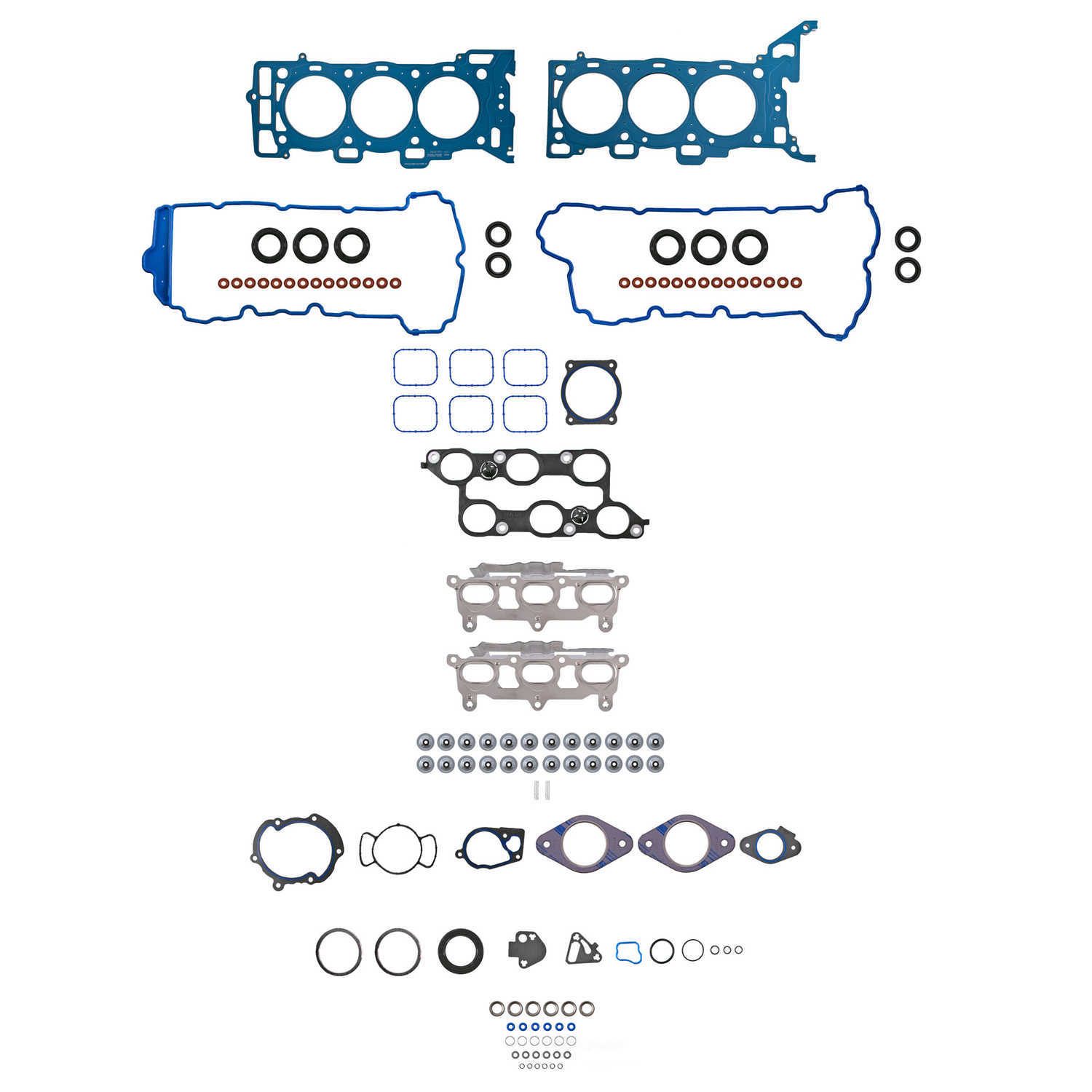 FELPRO - Engine Cylinder Head Gasket Set - FEL HS 26376 PT-5