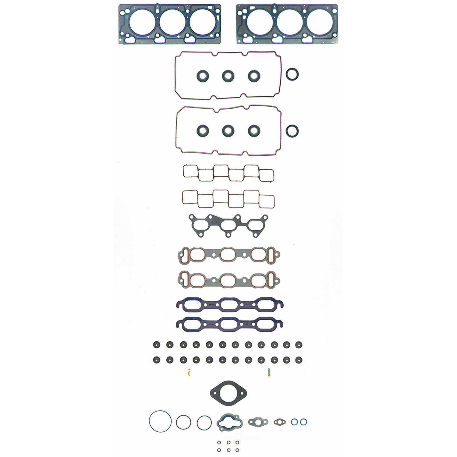FELPRO - Engine Cylinder Head Gasket Set - FEL HS 26208 PT-2