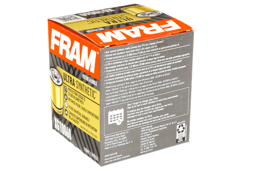 FRAM ULTRA - Ultra Synthetic Engine Oil Filter - FP4 XG10060