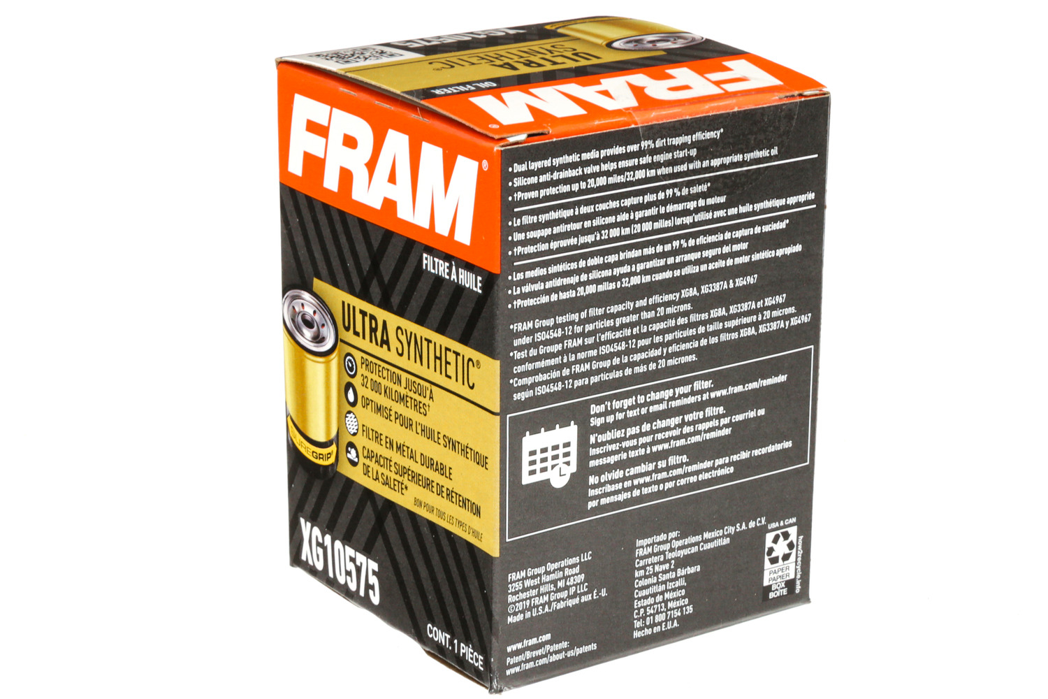 FRAM ULTRA - Ultra Synthetic Engine Oil Filter - FP4 XG10575