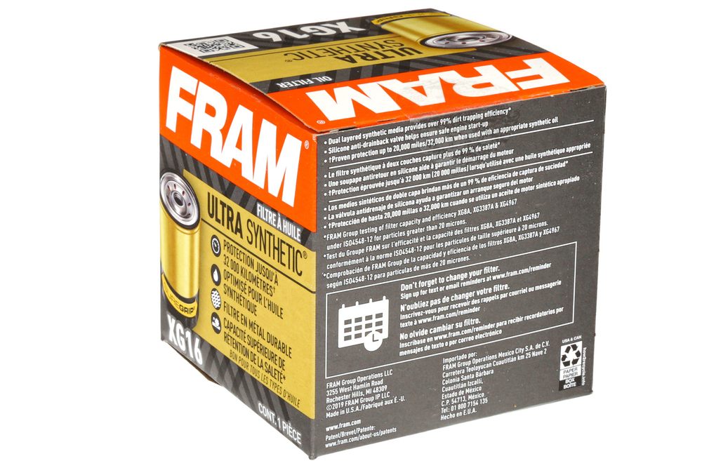 FRAM ULTRA - Ultra Synthetic Engine Oil Filter - FP4 XG16