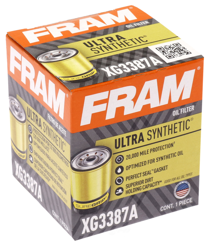 FRAM ULTRA - Ultra Synthetic Engine Oil Filter - FP4 XG3387A