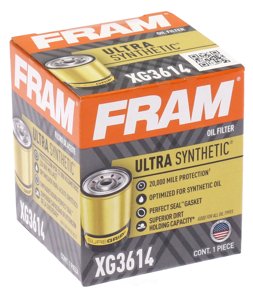 FRAM ULTRA - Ultra Synthetic Engine Oil Filter - FP4 XG3614