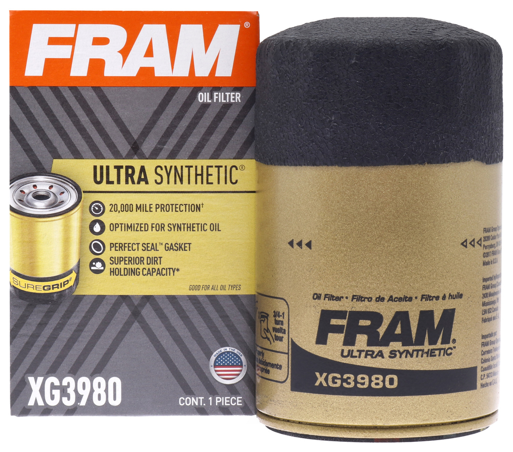 FRAM ULTRA - Ultra Synthetic Engine Oil Filter - FP4 XG3980