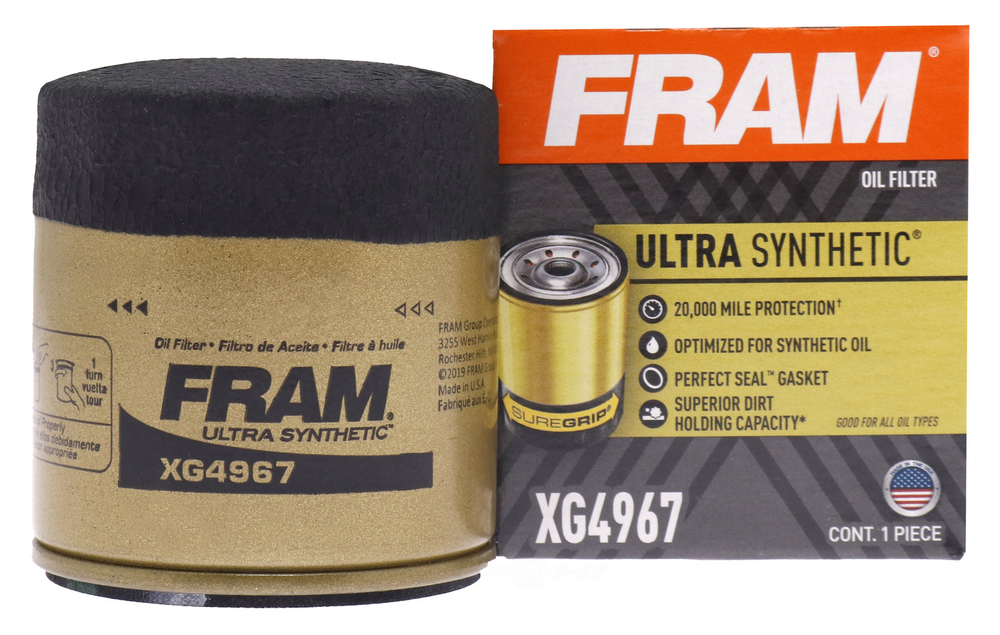 FRAM ULTRA - Ultra Synthetic Engine Oil Filter - FP4 XG4967