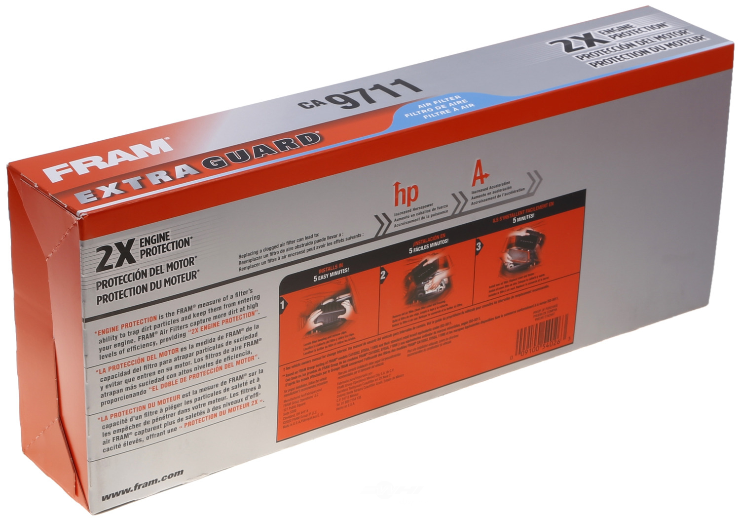 FRAM - Extra Guard Air Filter - FRA - ca9711