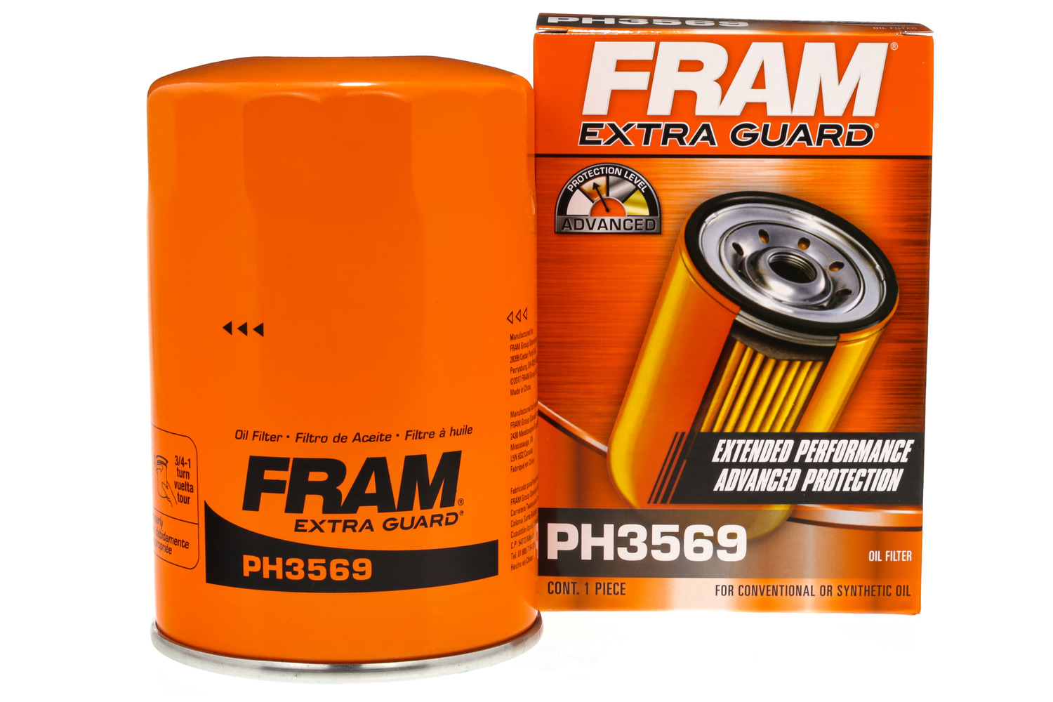 FRAM - Extra Guard Engine Oil Filter - FRA - ph3569