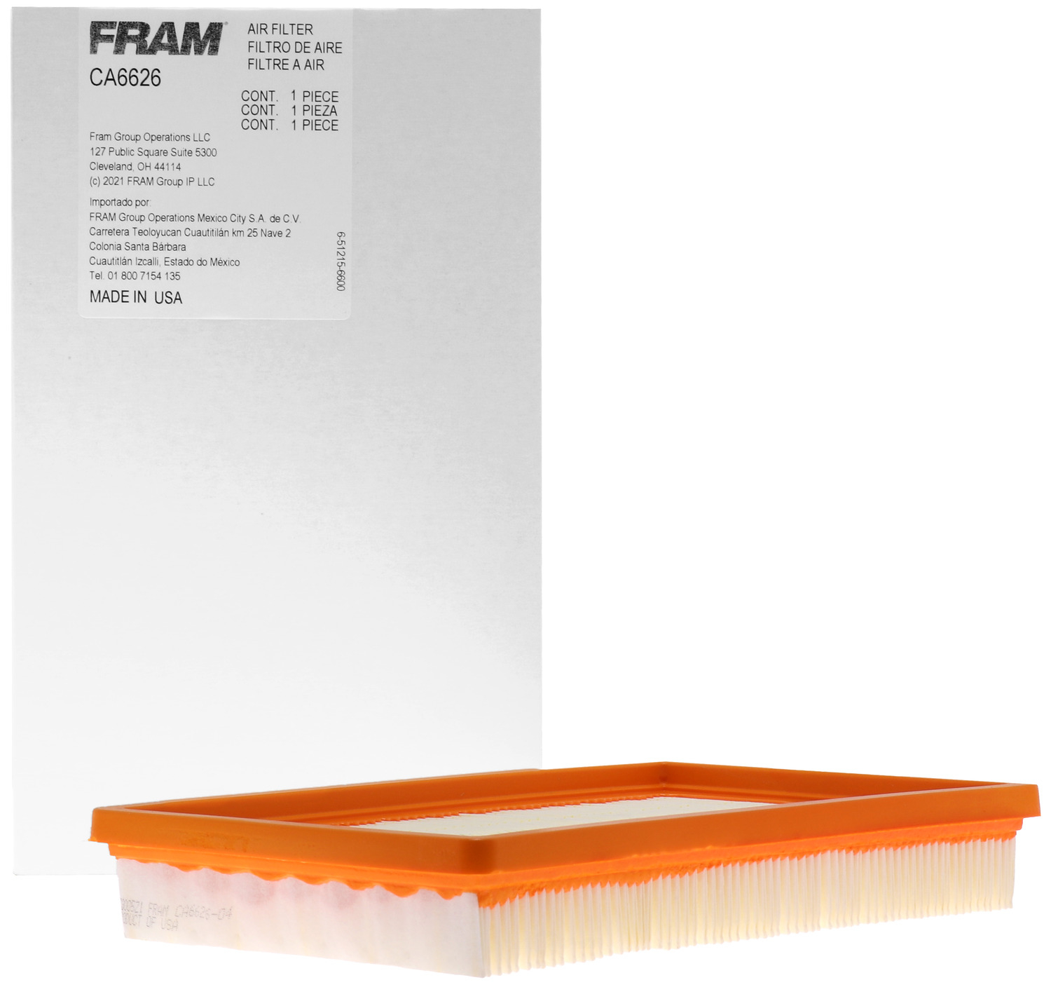 FRAM - Extra Guard Air Filter - FRA - ca6626