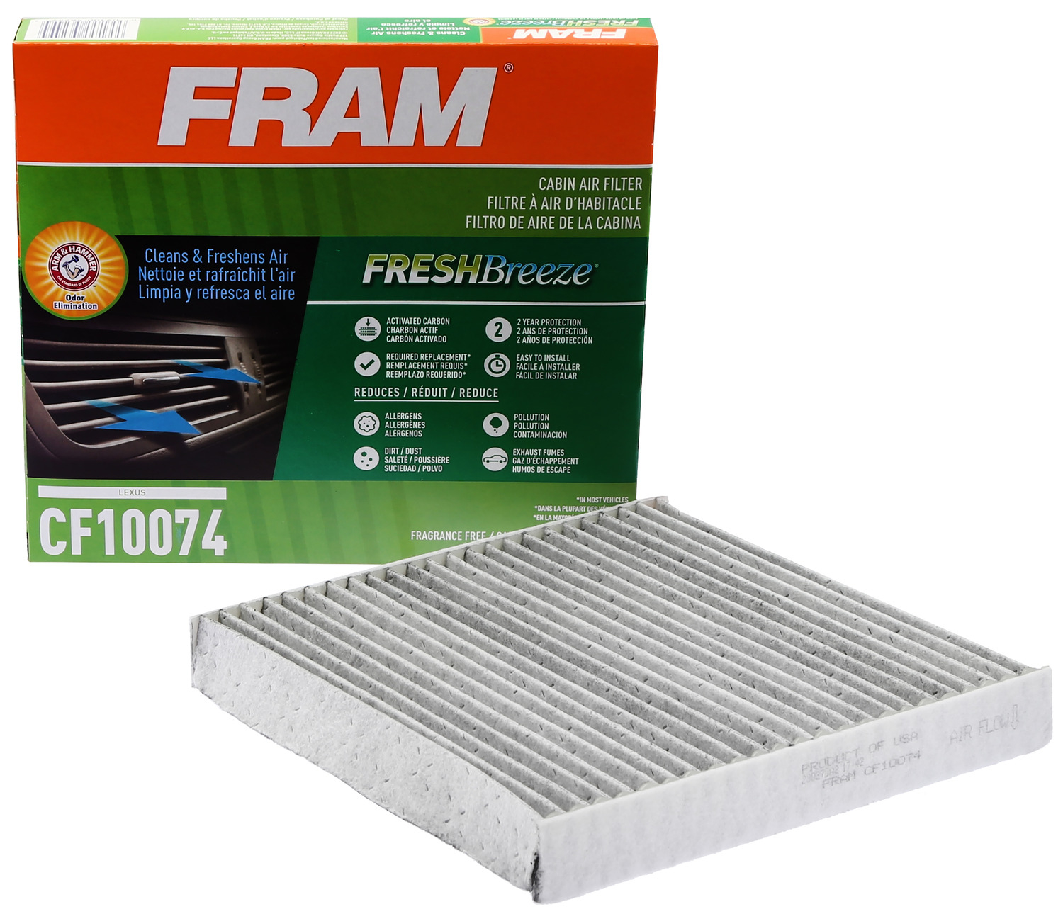 FRAM - Cabin Air Filter - FRA - cf10074
