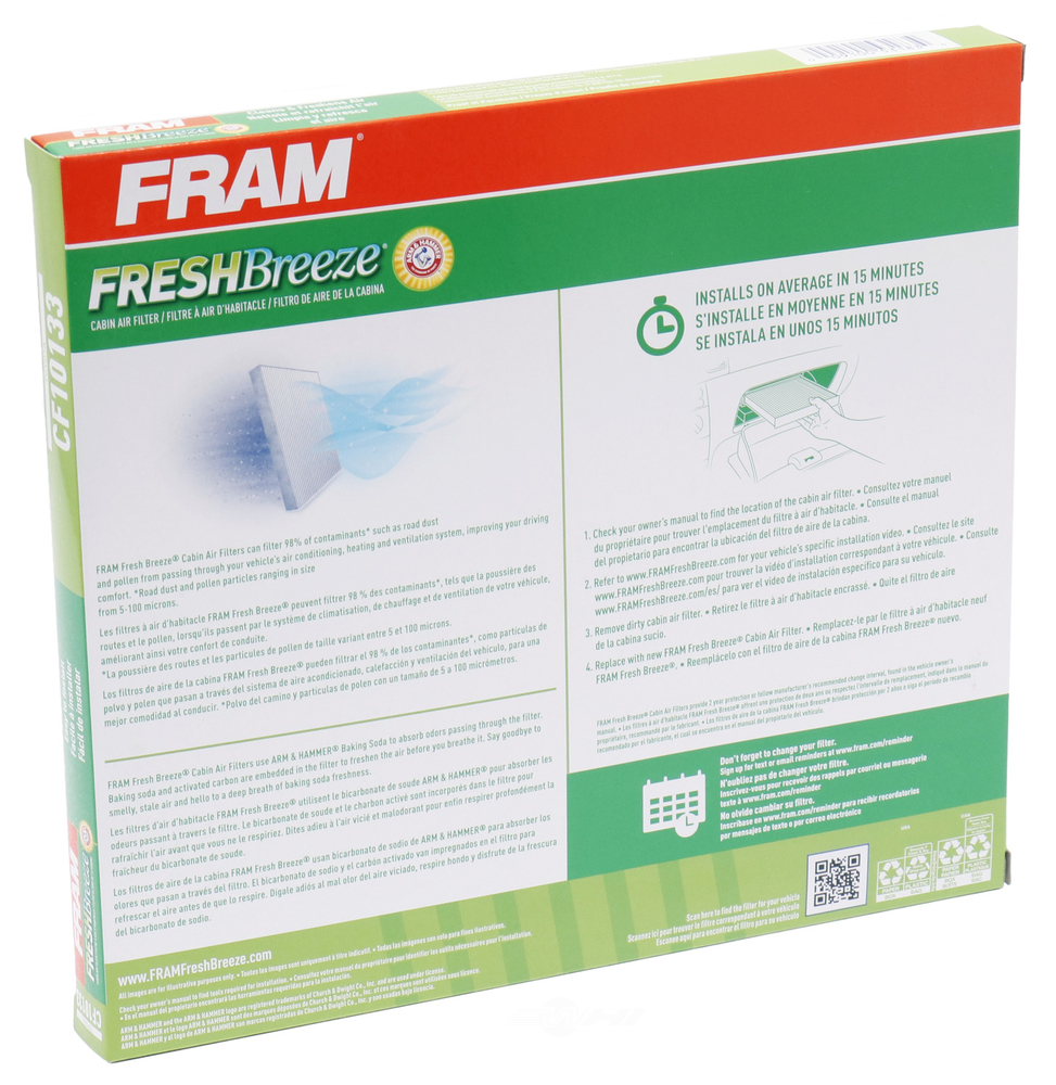 FRAM - Cabin Air Filter - FRA CF10133