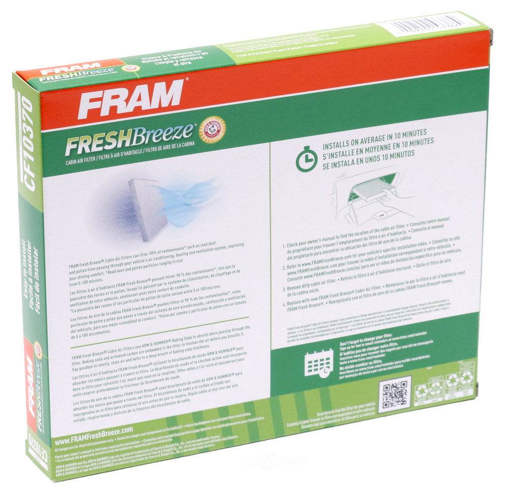 FRAM - Cabin Air Filter - FRA CF10370