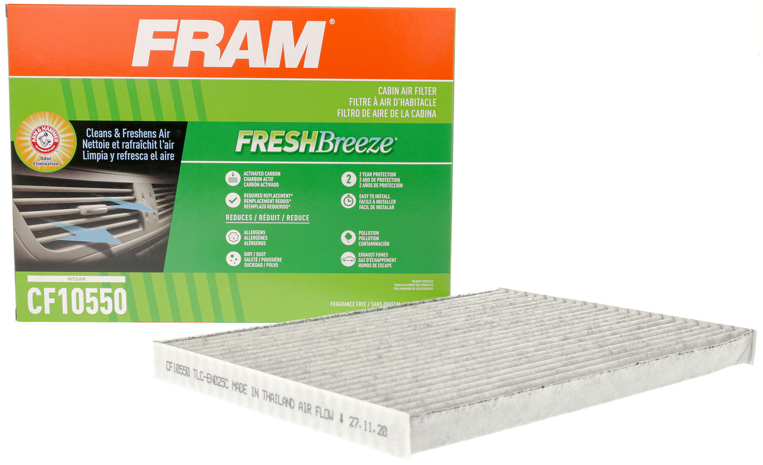 FRAM - Cabin Air Filter - FRA CF10550