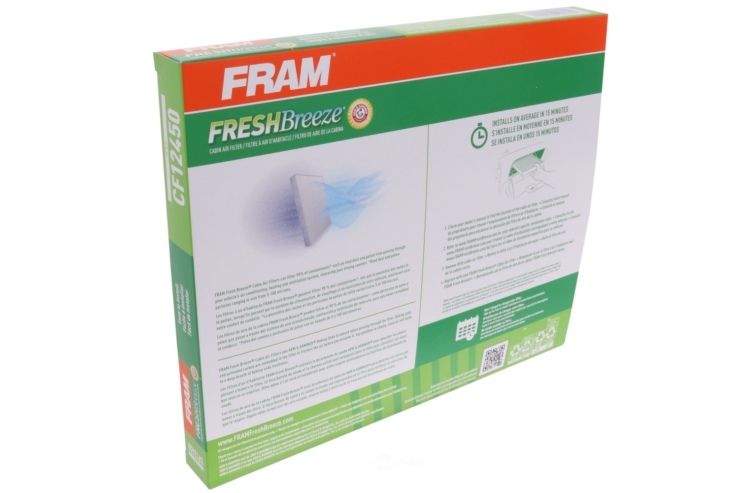 FRAM - Cabin Air Filter - FRA CF12450