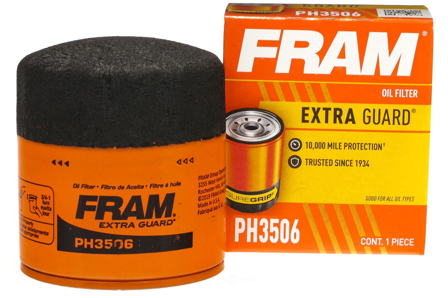 FRAM - Extra Guard Engine Oil Filter - FRA PH3506