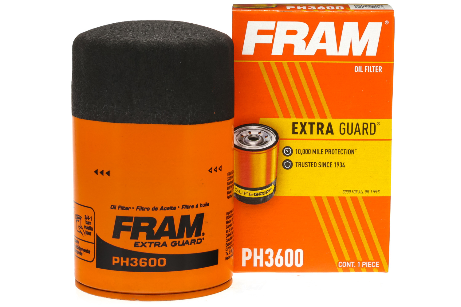 FRAM - Extra Guard Engine Oil Filter - FRA PH3600