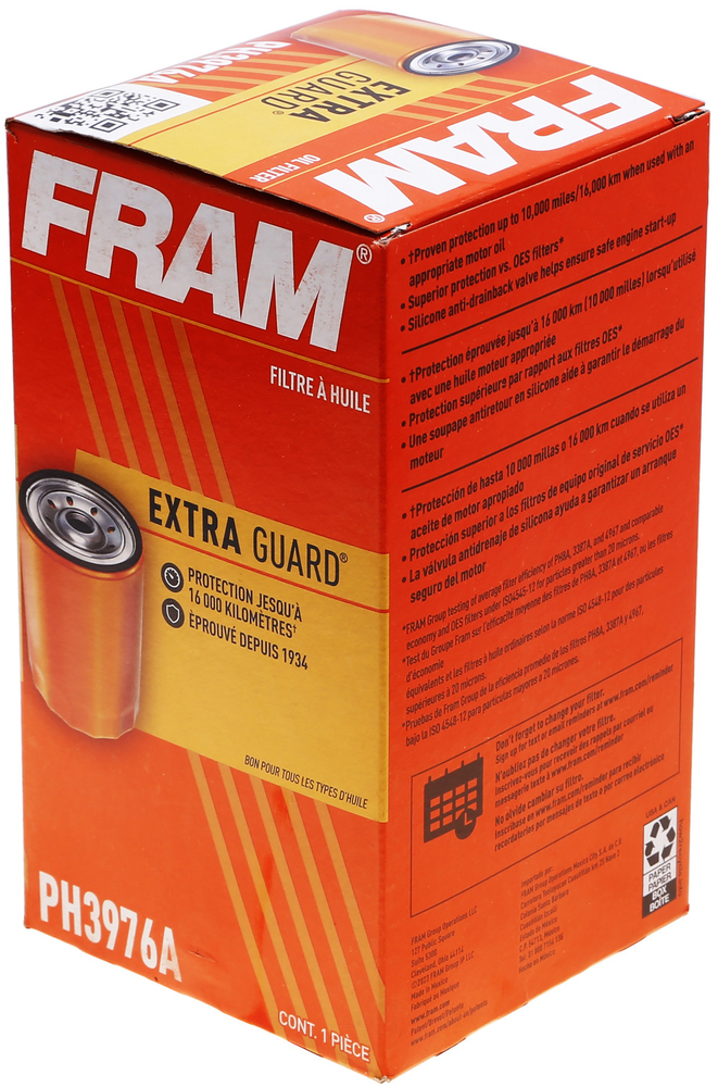 FRAM - Engine Oil Filter - FRA PH3976A