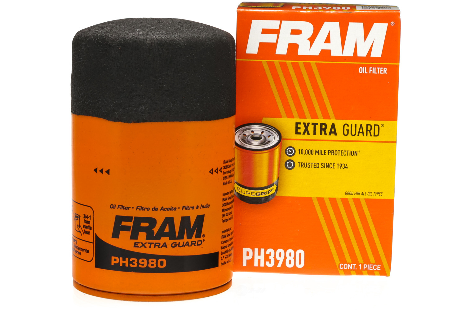 FRAM - Extra Guard Engine Oil Filter - FRA PH3980