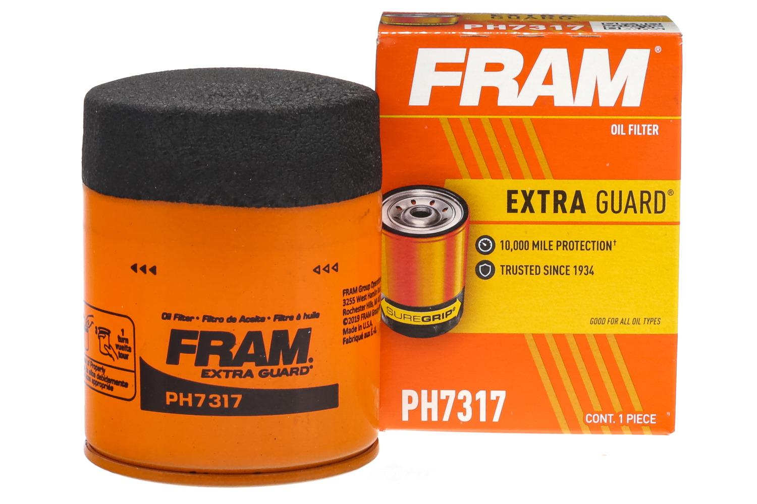 FRAM - Extra Guard Engine Oil Filter - FRA PH7317