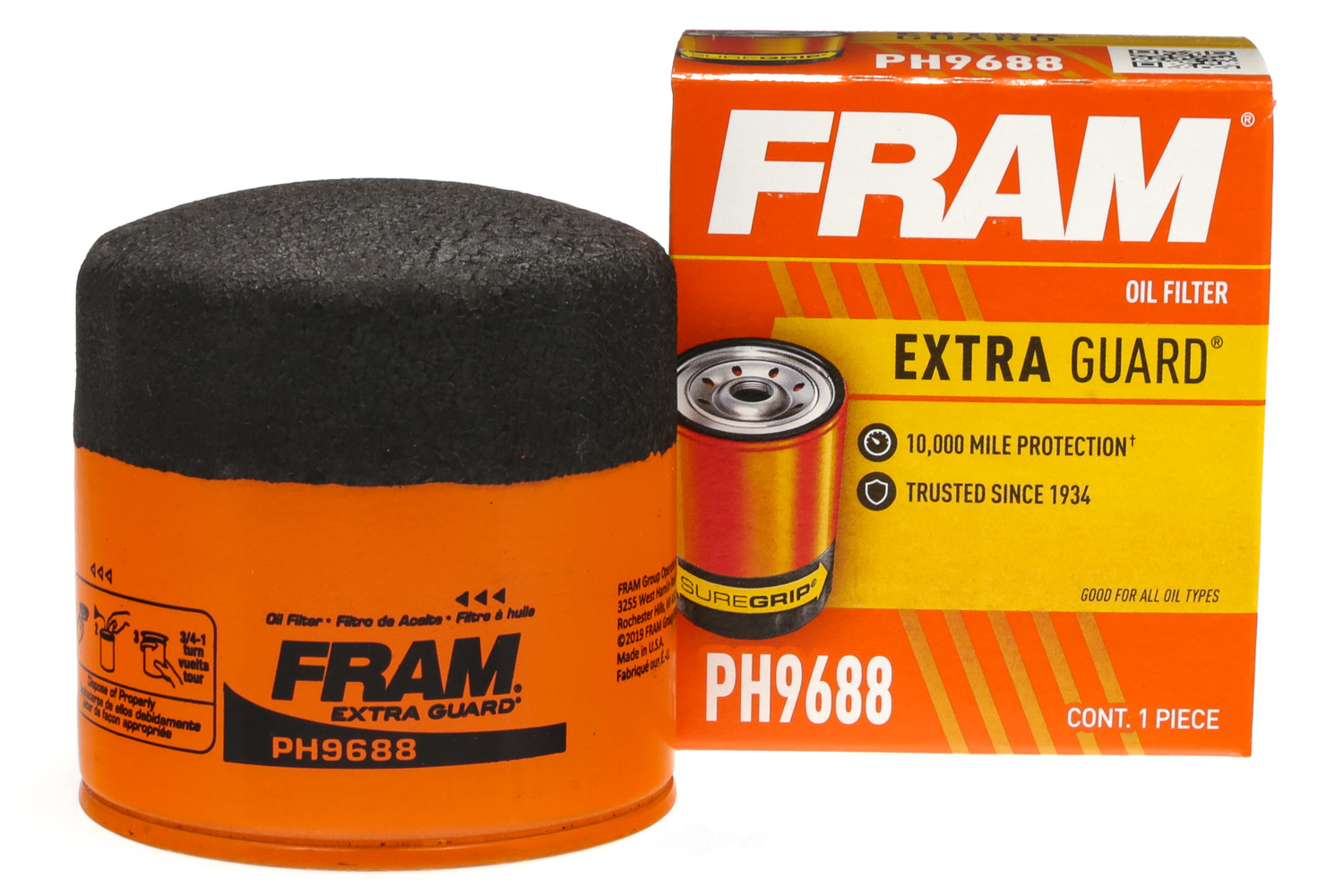 FRAM - Extra Guard Engine Oil Filter - FRA PH9688