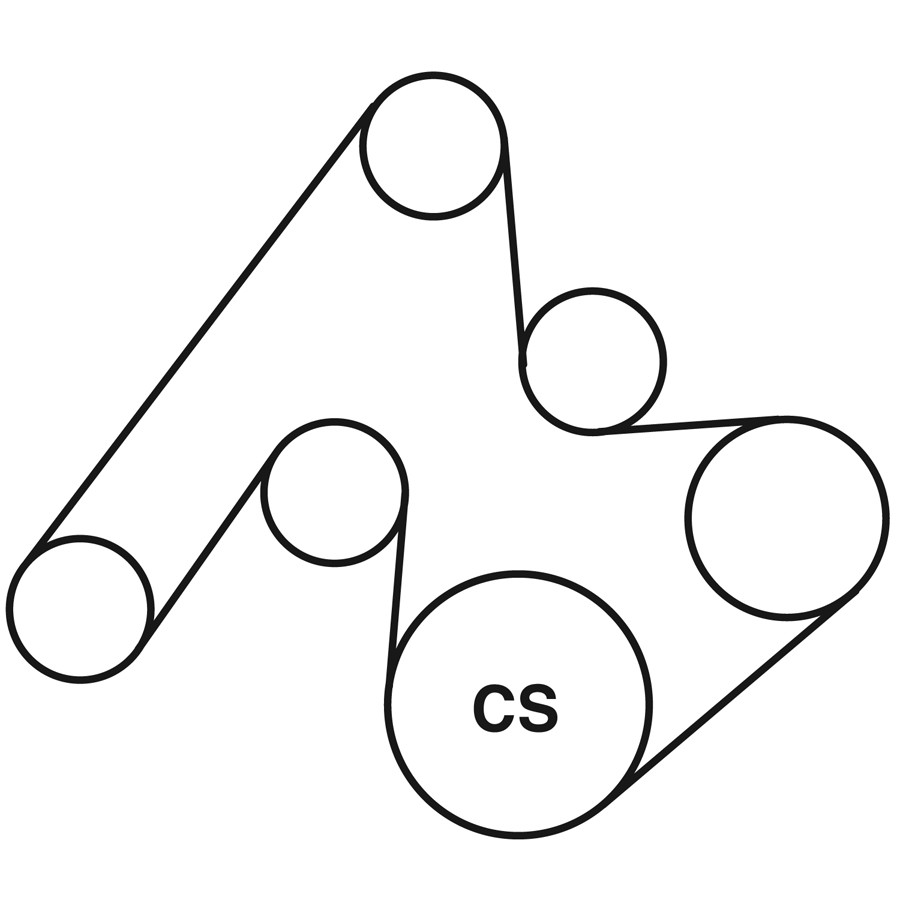 1998 Ford taurus belt diagram #3