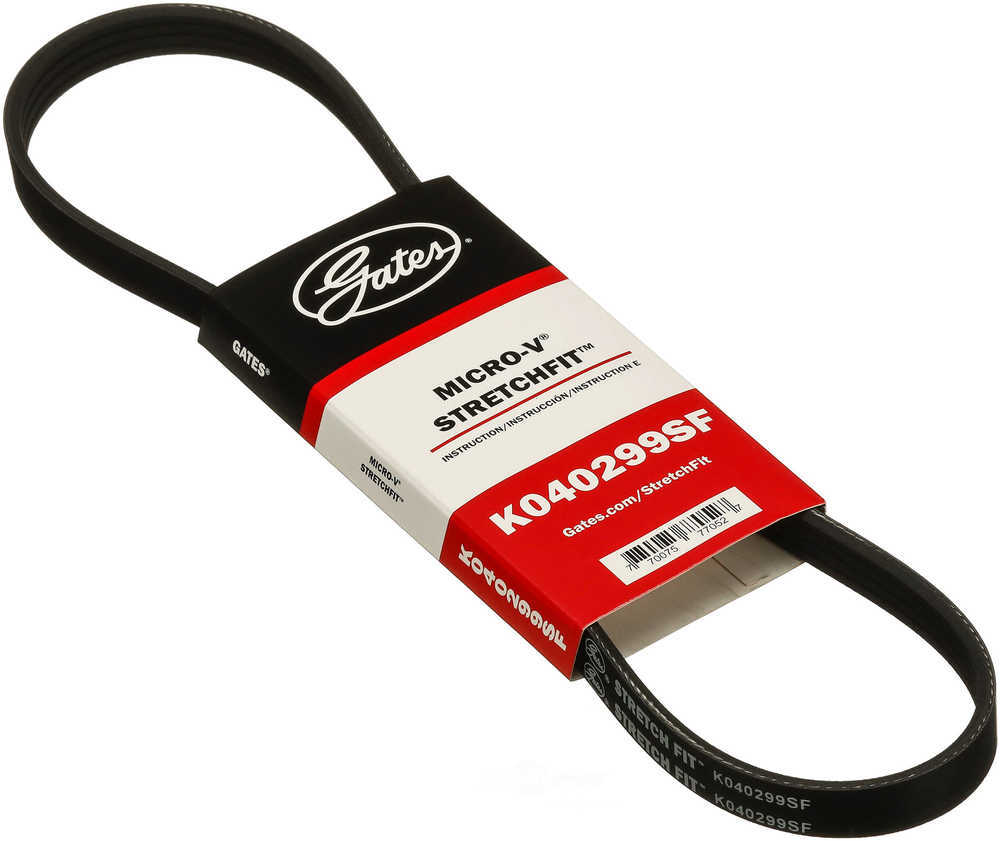 GATES - Premium OE Stretch Fit Micro-V Belt (Air Conditioning) - GAT K040299SF