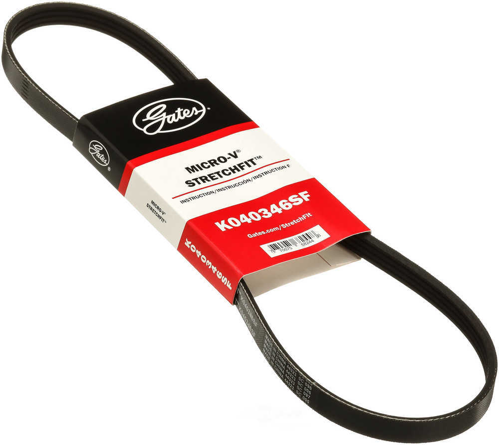 GATES - Premium OE Stretch Fit Micro-V Belt (Air Conditioning) - GAT K040346SF