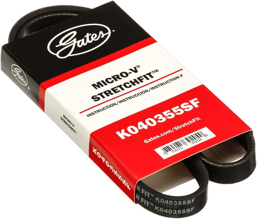 GATES - Premium OE Stretch Fit Micro-V Belt (Air Conditioning) - GAT K040355SF