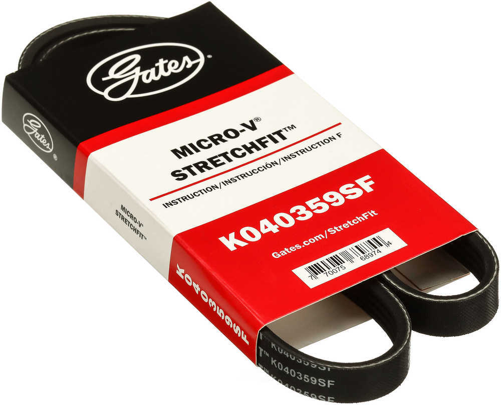 GATES - Premium OE Stretch Fit Micro-V Belt (Air Conditioning) - GAT K040359SF