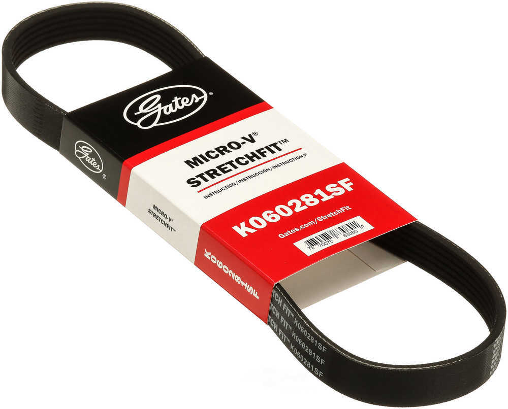 GATES - Premium OE Stretch Fit Micro-V Belt (Engine To Fan) - GAT K060281SF