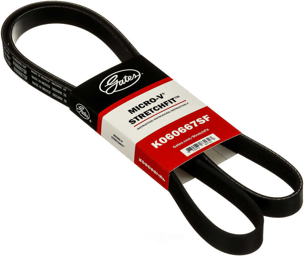 GATES - Premium OE Stretch Fit Micro-V Belt - GAT K060667SF