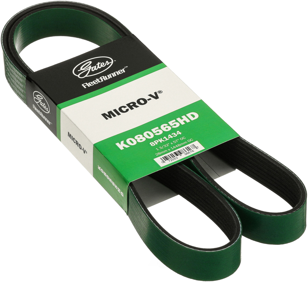 GATES - Fleetrunner Heavy Duty Micro-V Belt - GAT - k080565hd