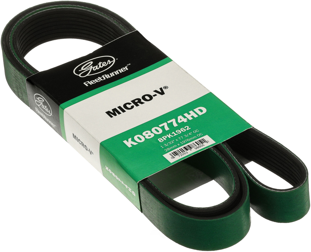 GATES - Fleetrunner Heavy Duty Micro-V Belt - GAT - k080774hd