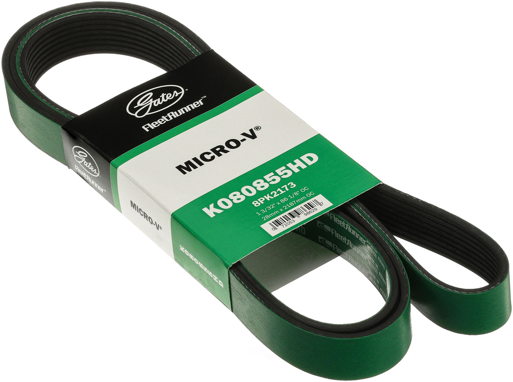 GATES - Fleetrunner Heavy Duty Micro-V Belt - GAT - k080855hd