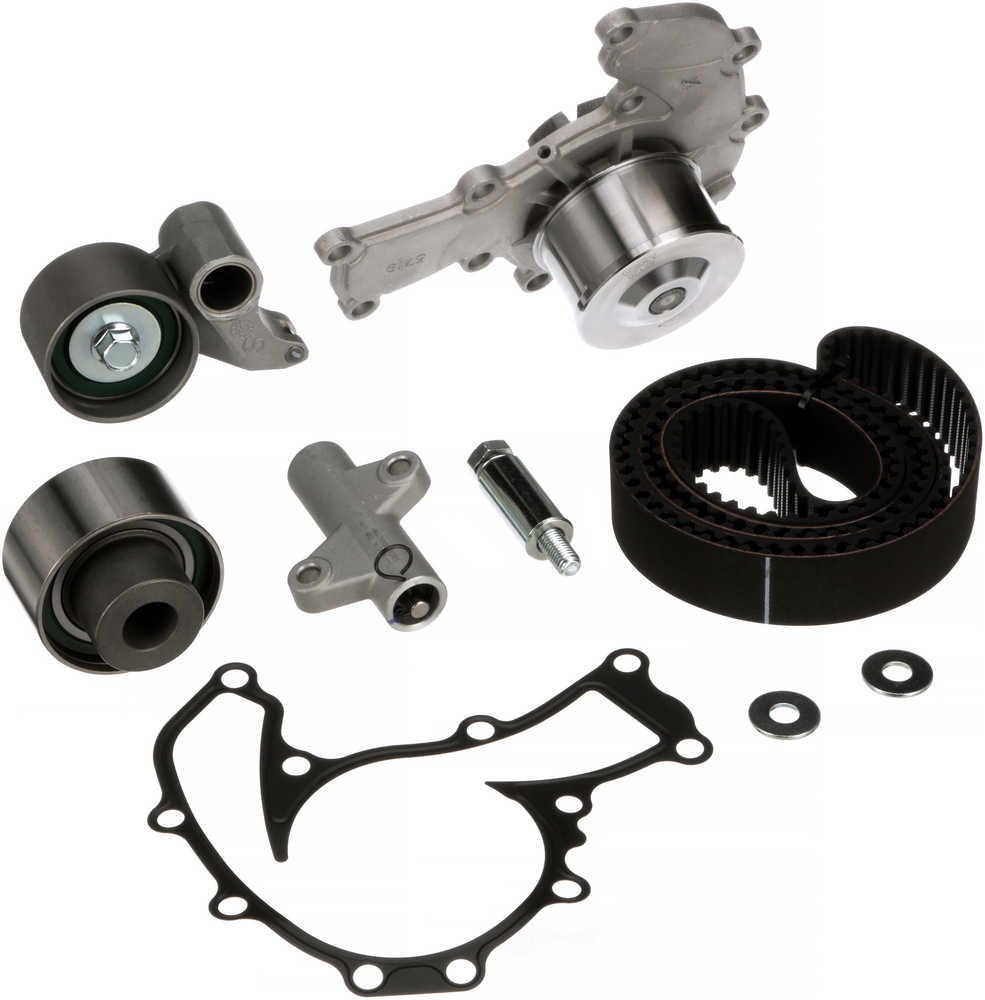 GATES - PowerGrip Premium OE Timing Belt Component Kit w/Water Pump - GAT - tckwp216
