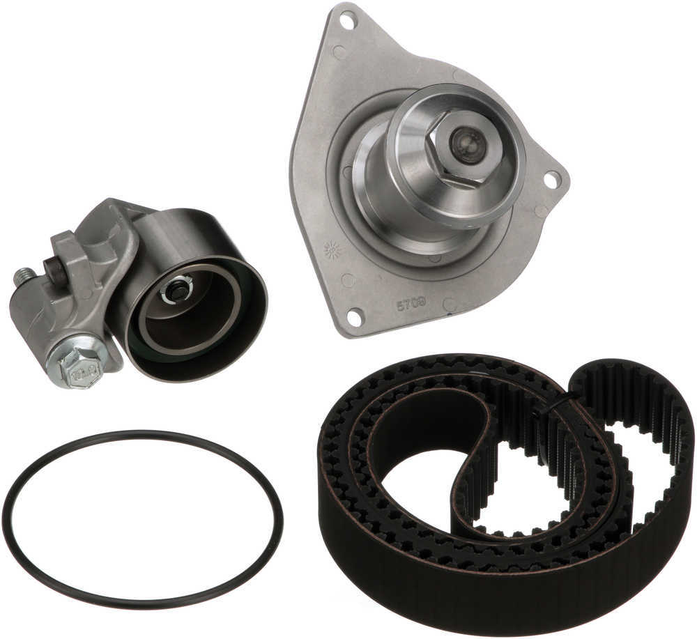 GATES - PowerGrip Premium OE Timing Belt Component Kit w/Water Pump - GAT - tckwp219